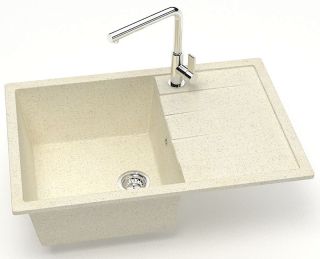 Кухонная мойка Azario Vision CS00078338 75 см бежевый
