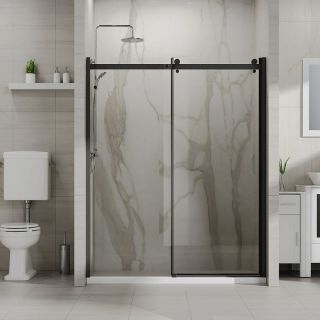 Душевая дверь Azario Bern AZ-733-170-BM-CL 170 см профиль чёрный матовый стекло прозрачное