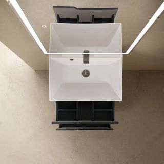 Тумба под раковину AQUAme S3 AQM900360GM 60 см антрацит