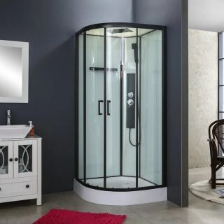 Душевая кабина Parly AMI 90x90см чёрный Душевая кабина Parly AMI 90x90см чёрный