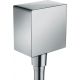 Шланговое подсоединение Hansgrohe Fixfit Stop Square  26455000 хром Шланговое подсоединение Hansgrohe Fixfit Stop Square  26455000 хром