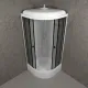 Душевая кабина Triton Грэй Щ0000066463 90x90 см профиль чёрный стекло тонированное