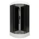Душевая кабина Triton Грэй Щ0000067302 90x90 см профиль чёрный стекло тонированное
