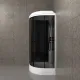 Душевая кабина Triton Грэй Щ0000067302 90x90 см профиль чёрный стекло тонированное