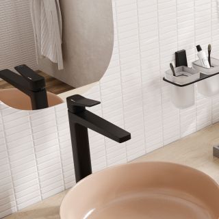 Смеситель для раковины WasserKRAFT Bever 2403H чёрный матовый