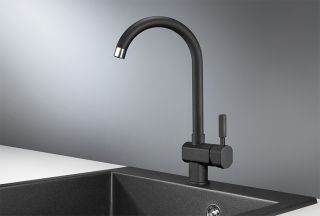 Смеситель для кухни Granula Standart 31-ST, ЧЁРНЫЙ Смеситель для кухни Granula Standart 31-ST, ЧЁРНЫЙ