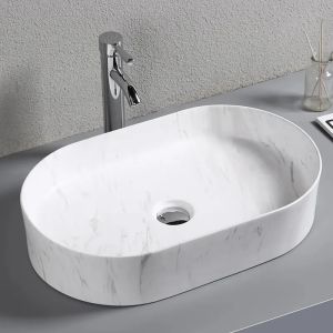 Раковина Cerutti SPA CR0055B MMW1 50см матовый белый мрамор