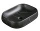 Раковина Cerutti SPA CR0086 MMB1 56см матовый чёрный мрамор