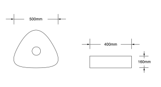 Раковина Cerutti SPA CR0021C 50см белый