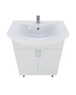 Тумба с раковиной Orange Лайт LA-60TUW+GR 60 см белый