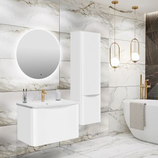 Тумба Runo Тоскана 60 белая под умывальник Никсон 60 (00-00001412) Тумба Runo Тоскана 60 белая под умывальник Никсон 60 (00-00001412)