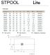Душевой поддон Stpool Lite 1237428 100x90см белый матовый Душевой поддон Stpool Lite 1237428 100x90см белый матовый