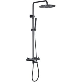 Душевая система Allen Brau Priority 5.31A10-31 черный матовый Душевая система Allen Brau Priority 5.31A10-31 черный матовый