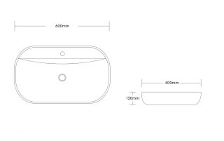Раковина Cerutti SPA CR0074 60см белый