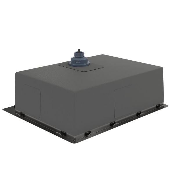 Мойка кухонная Reflexion Iseo 60-BL RX2260BL оружейная сталь