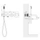 Смеситель встраиваемый для ванны с душем Timo Saona 2324/00YSM с термостатом хром Смеситель встраиваемый для ванны с душем Timo Saona 2324/00YSM с термостатом хром