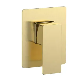 Встраиваемый смеситель на 1 источник AQUAme Savona AQM8807BG золото брашированное