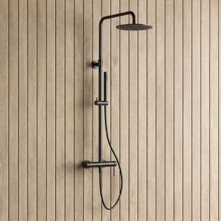 Душевая стойка WasserKRAFT Niers A30002BL чёрный матовый