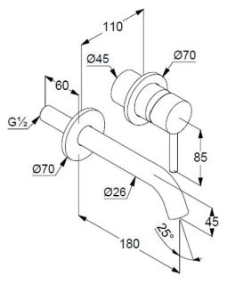 Смеситель для раковины Kludi Bozz 382445376 белый матовый Смеситель для раковины Kludi Bozz 382445376 белый матовый