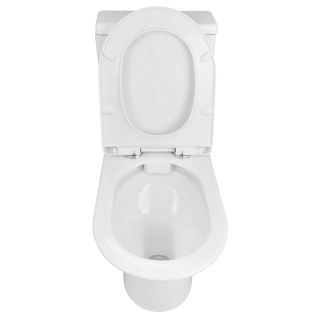 Унитаз-компакт Azario Fretta AZ-1223 безободковый белый
