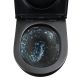 Подвесной унитаз Lemark Glazer 9612004 безободковый с сиденьем микролифт чёрный матовый