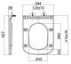 Подвесной унитаз Lemark Florex 9612002 безободковый с сиденьем микролифт чёрный матовый