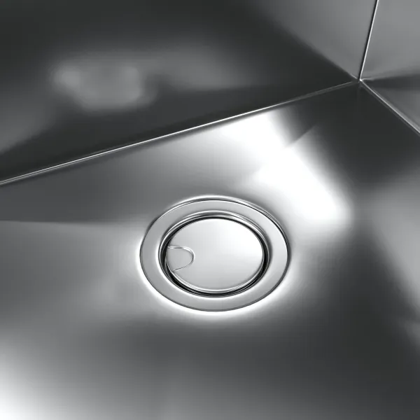 Мойка кухонная Reflexion Iseo 50-BL RX2260SS оружейная сталь