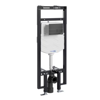 Система инсталляции для унитазов WasserKRAFT Dinkel 58TLT.010.ME.MB04 с кнопкой смыва