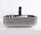 Раковина CeramaLux  D1303H020 черно-серая 39 см
