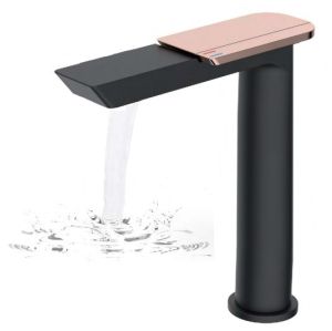 Смеситель для раковины Boch Mann Como BG XL BM9632 чёрный/золото