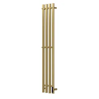 Полотенцесушитель электрический APEXTERMO Луна LN10113GLB 110x18 см с крючками золото матовое