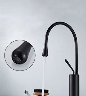 Смеситель для раковины Boch Mann Tropfen B XL BM9634 чёрный Смеситель для раковины Boch Mann Tropfen B XL BM9634 чёрный