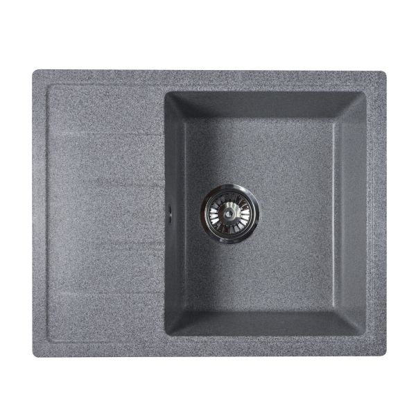 Мойка кухонная Reflexion Plato 57-GR RX1457GR гравий
