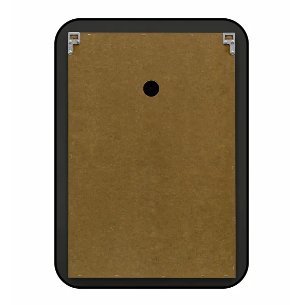 Зеркало Reflexion Black View RF4001BV бесконтактным сенсором диммером часами черной окантовкой 50х70