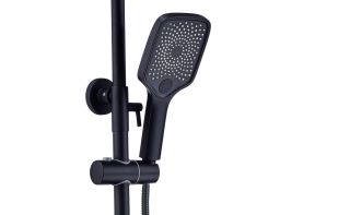 Душевая стойка Boch Mann Vettore B TS BM9651 с термостатом чёрный Душевая стойка Boch Mann Vettore B TS BM9651 с термостатом чёрный