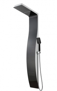 Панель душевая Cerutti SPA Arno BW CT9656 чёрный с белым