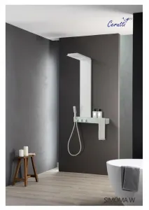Панель душевая Cerutti SPA Simona W CT9661 белый