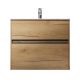 Тумба с раковиной Am.Pm Sense M7B-FUX0802OF-WCC0802WG 80 см дерево