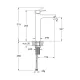 Смеситель для раковины VitrA Flow Soft (Флоу Софт) A4301036EXP чёрный матовый