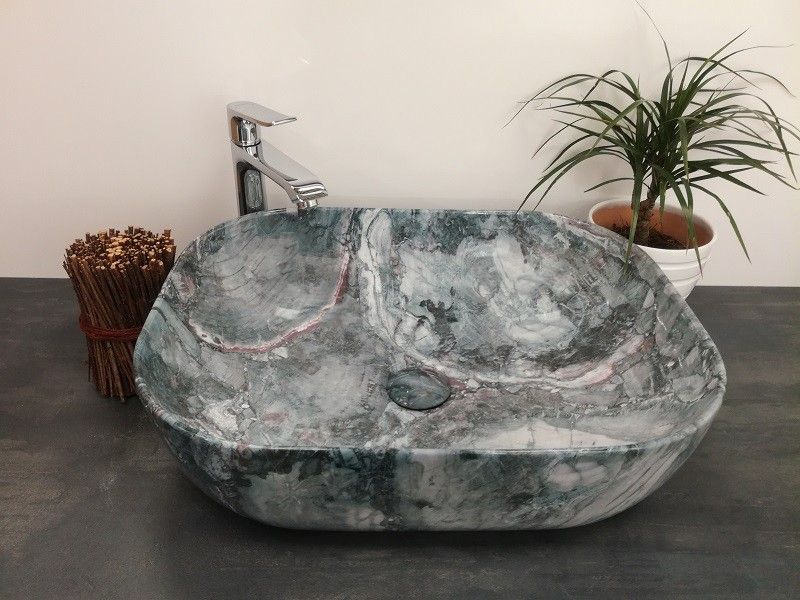 Раковина  CeramaLux K397G124 серая 50 см