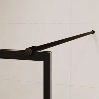 Душевая перегородка RGW WA-011B 35101160-84 60 см профиль чёрный стекло прозрачное