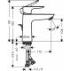 Смеситель Hansgrohe Talis E 110 71712670  для раковины без д/к