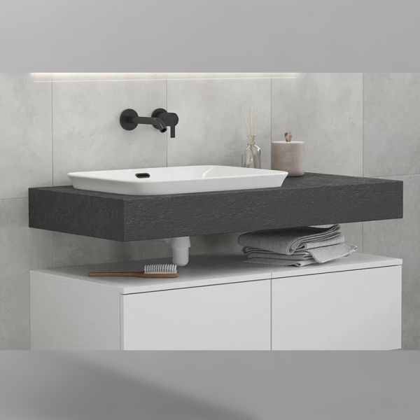 Столешница Velvex Unit 140, белый мрамор Столешница Velvex Unit 140, белый мрамор