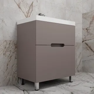 Напольная тумба под раковину Style Line Матис ЛС-00002436 70 см тауп тёмный Напольная тумба под раковину Style Line Матис ЛС-00002436 70 см тауп тёмный