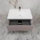 Напольная тумба под раковину Style Line Матис ЛС-00002436 70 см тауп тёмный