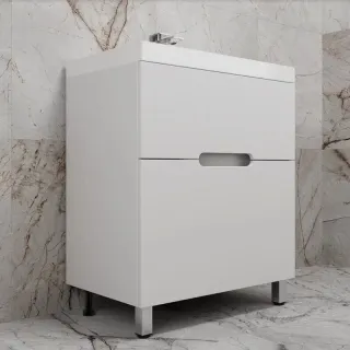 Напольная тумба под раковину Style Line Матис ЛС-00002442 70 см белый матовый Напольная тумба под раковину Style Line Матис ЛС-00002442 70 см белый матовый
