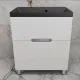 Напольная тумба под раковину Style Line Матис ЛС-00002442 70 см белый матовый