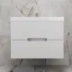 Подвесная тумба под раковину Style Line Матис ЛС-00002446 80 см белый матовый