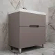 Напольная тумба под раковину Style Line Матис ЛС-00002439 80 см тауп тёмный
