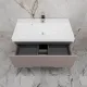 Напольная тумба под раковину Style Line Матис ЛС-00002439 80 см тауп тёмный